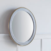 Toshi Round Mirror Cement